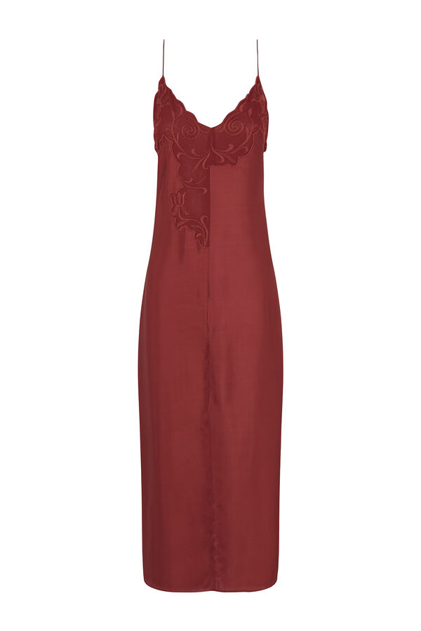 Hoss Intropia Vestido lencero bordado Amalia Granada