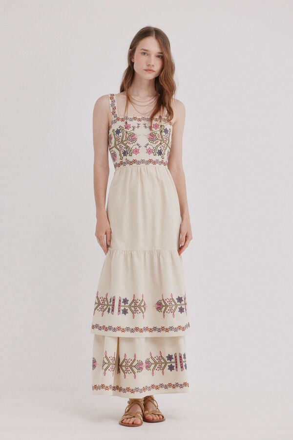 Hoss Intropia Arianna.Vestido midi Castanho