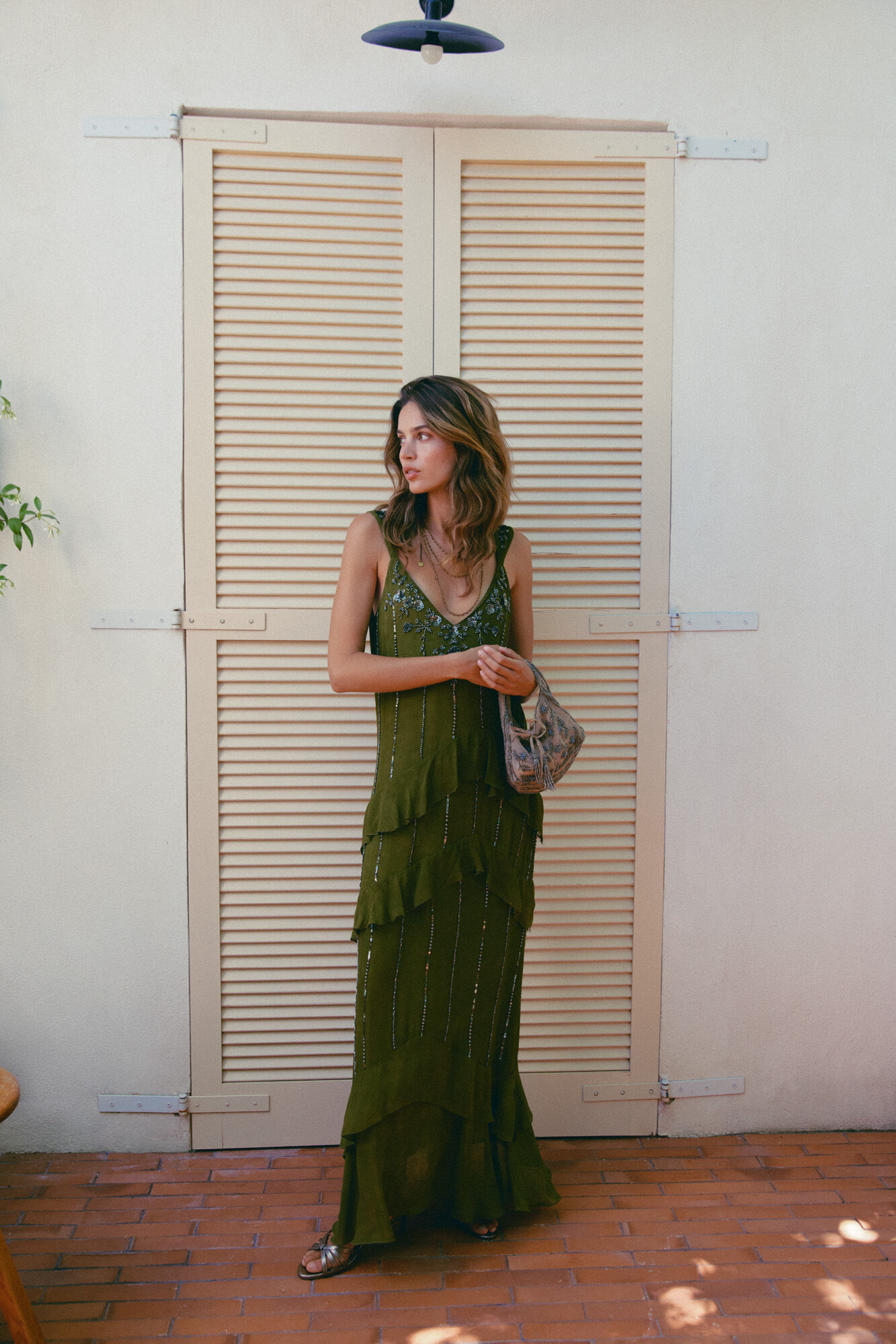 Hoss Intropia Aurore.Vestido missangas