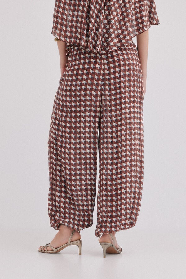 Hoss Intropia Philippa. Pantal&oacute;n bombacho Multicolor