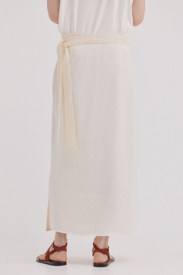 Hoss Intropia Renata. Falda cruzada Beige