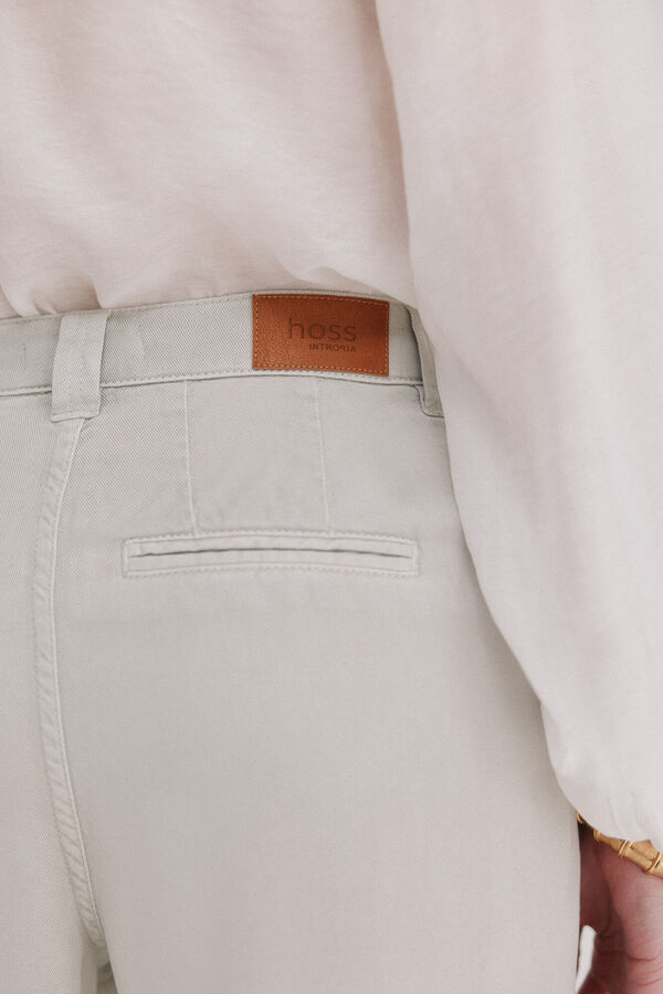 Hoss Intropia Bianca. Denim tencel Gris