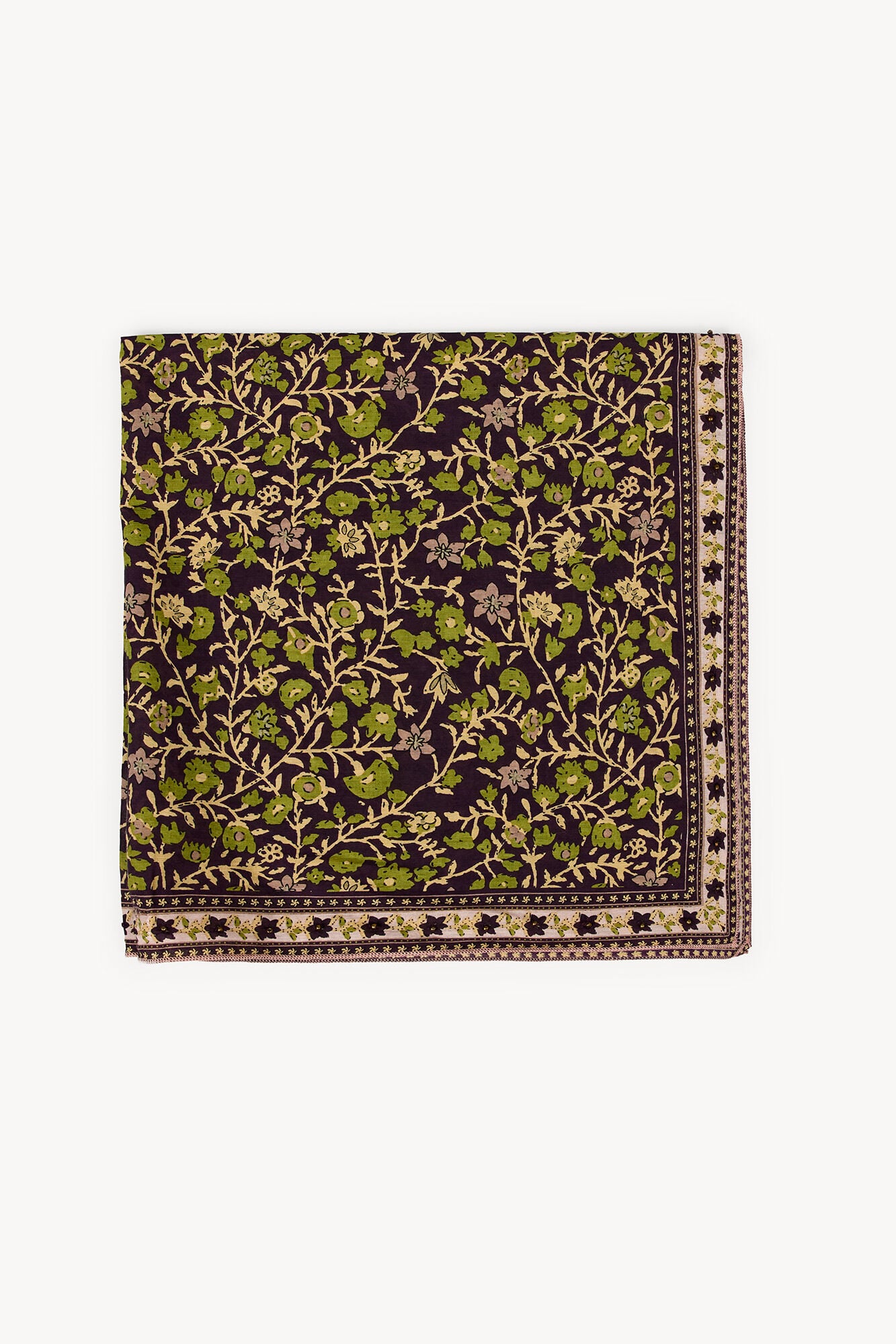Hoss Intropia Laraine. Bandana em algod&atilde;o estampada