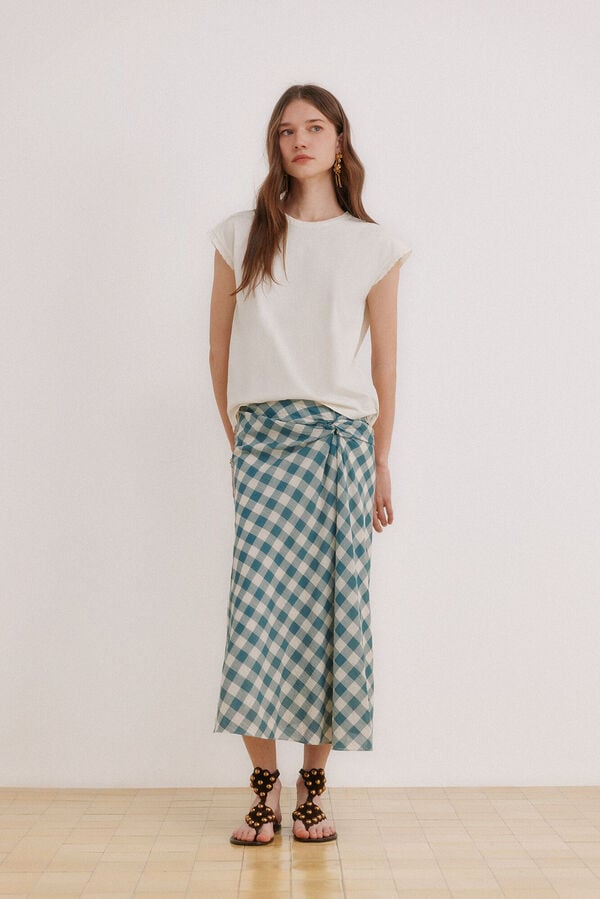 Hoss Intropia Momo. T-shirt lavada Beige