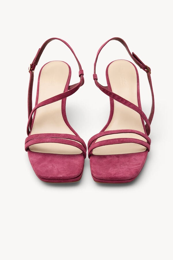 Hoss Intropia Mireia. Sandalias tac&oacute;n ante Lila