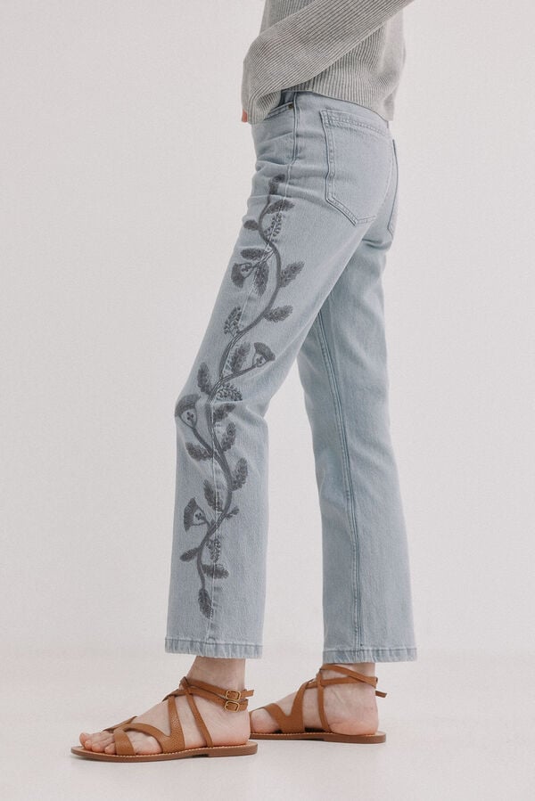 Hoss Intropia Bonnie. Vaqueros bootcut Gris