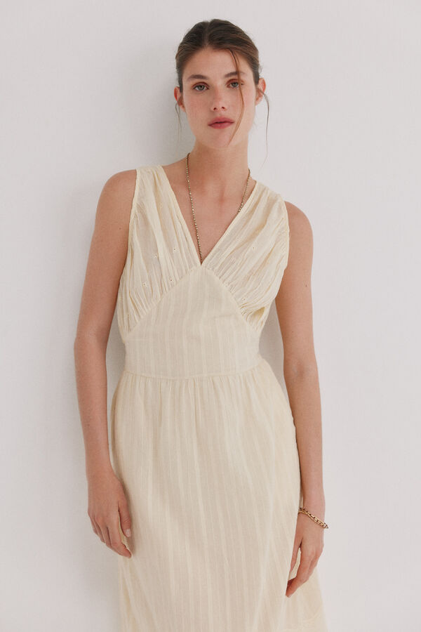 Hoss Intropia Adeline. Vestido fluido Amarillo
