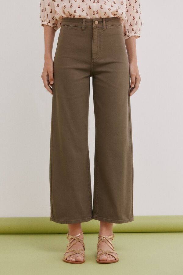 Hoss Intropia Belle. Jeans tiro alto Marron