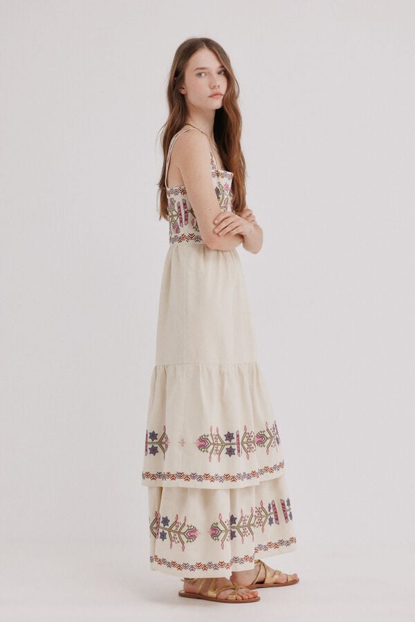 Hoss Intropia Arianna.Vestido midi Castanho