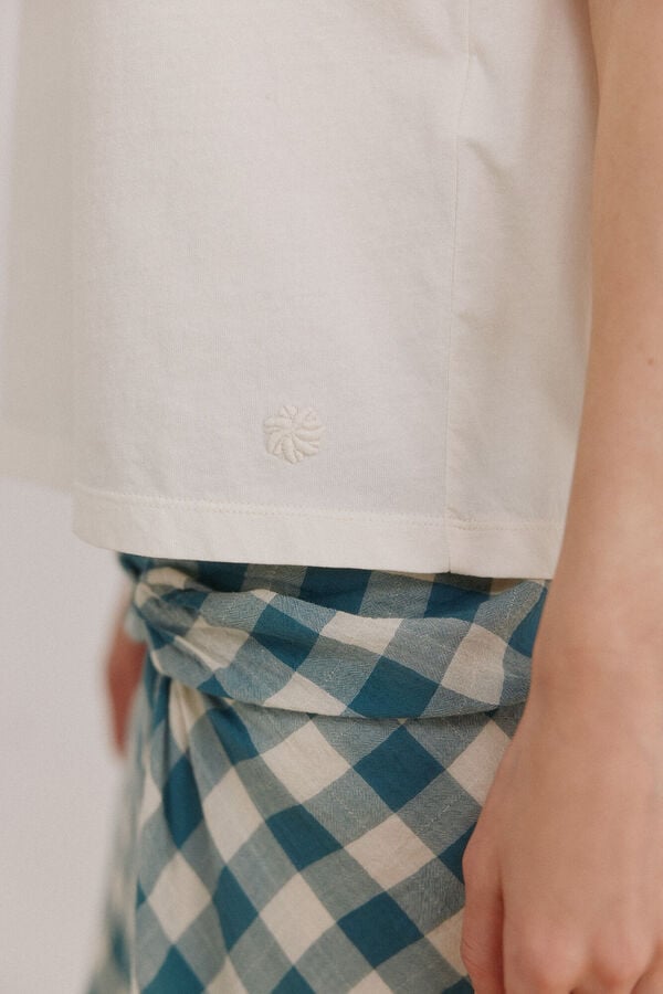 Hoss Intropia Momo. T-shirt lavada Beige