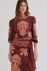 Hoss Intropia Guadalupe. Blusa de algod&atilde;o Granada