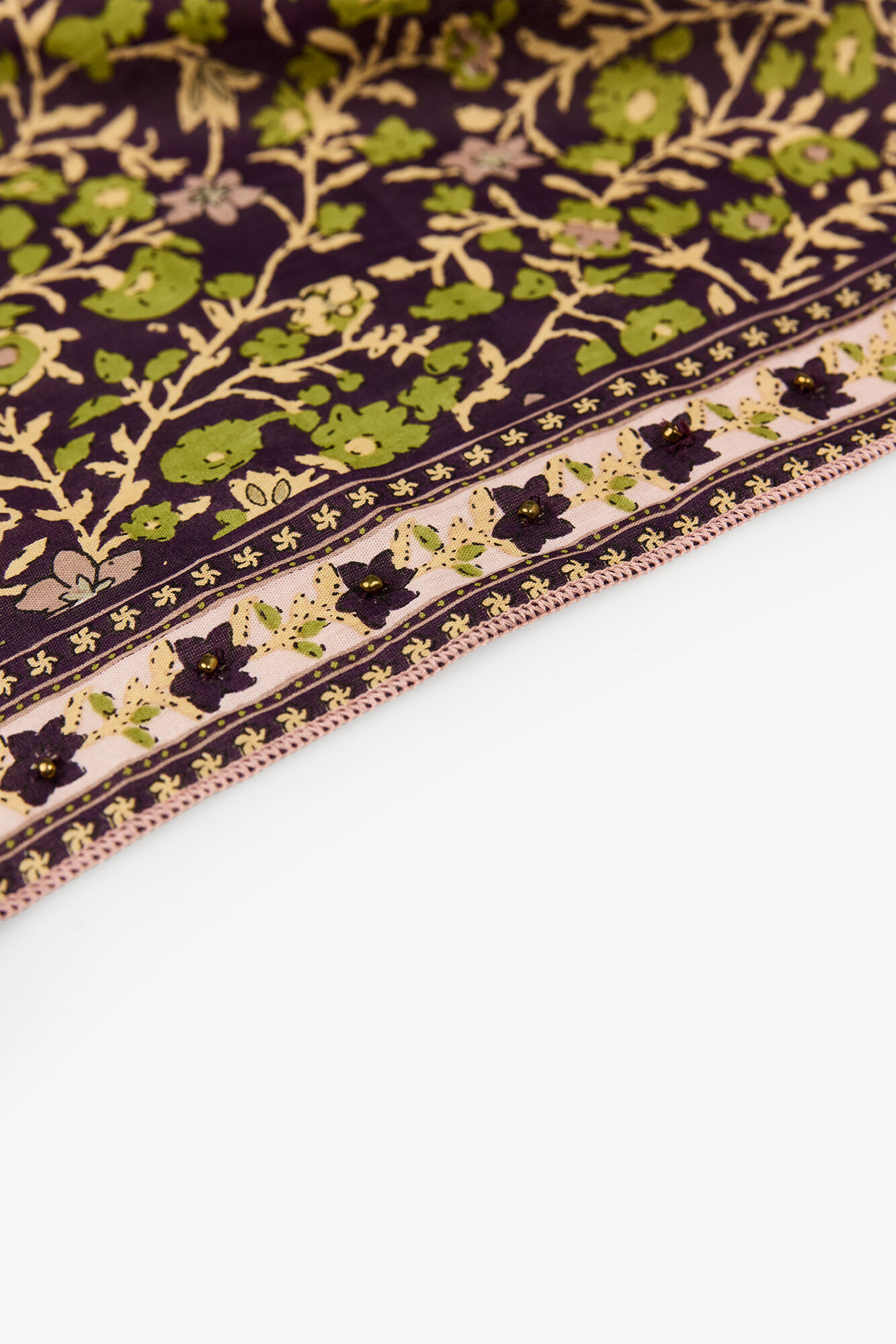 Hoss Intropia Laraine. Bandana em algod&atilde;o estampada