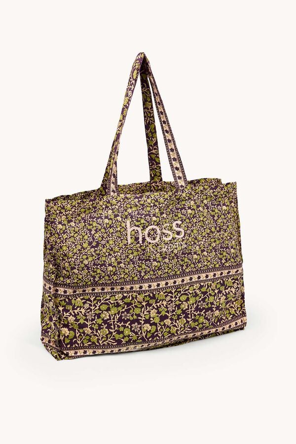 Hoss Intropia Naomi. Bolsa estampada algod&oacute;n Multicolor