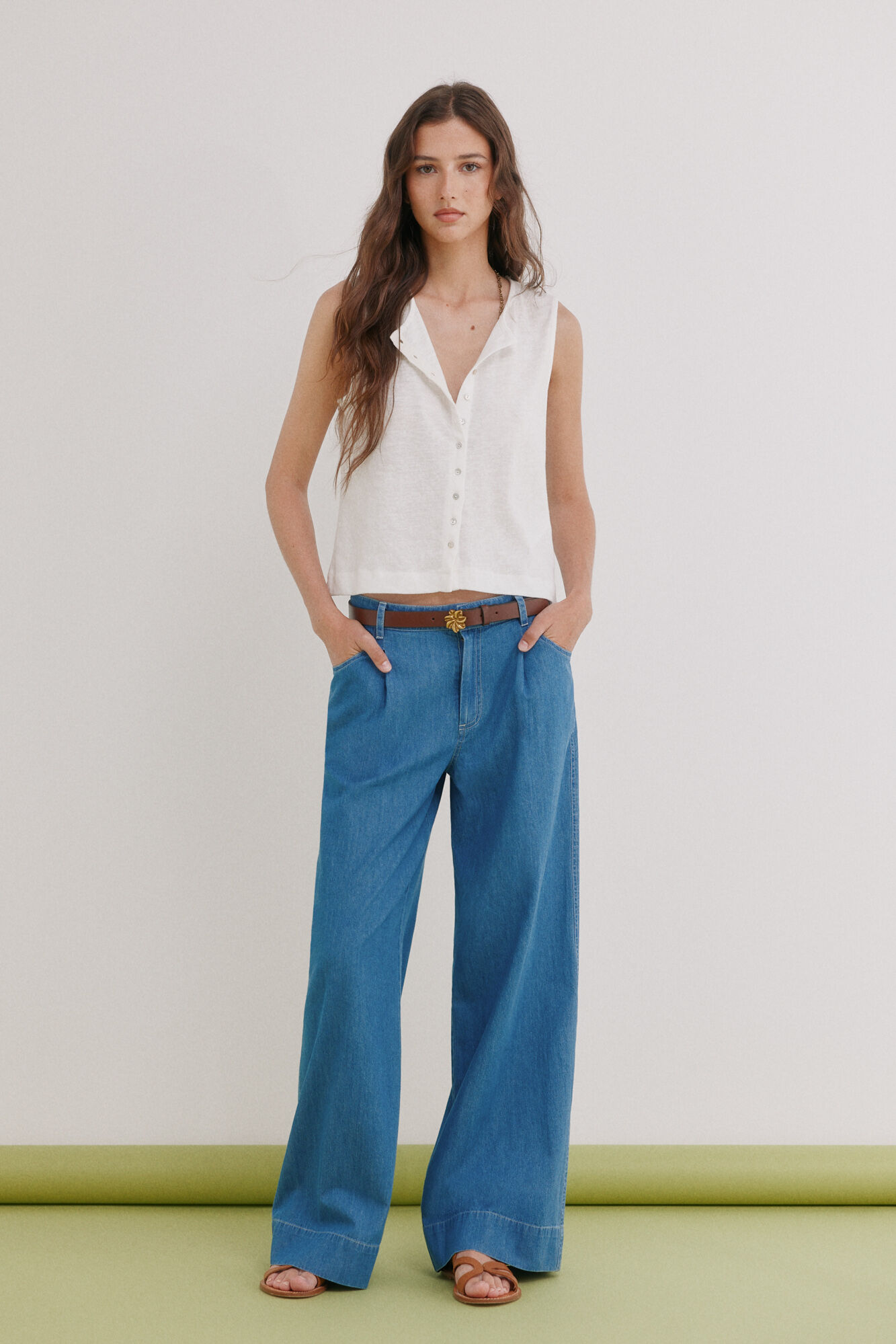 Hoss Intropia Mireia. Camiseta sin mangas tapeta
