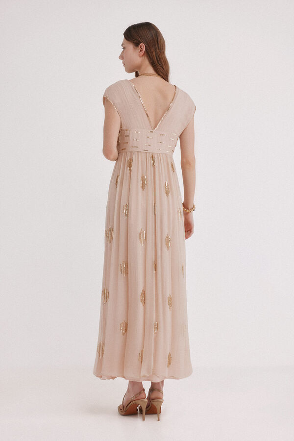 Hoss Intropia Aurora. Vestido bordado Subiu