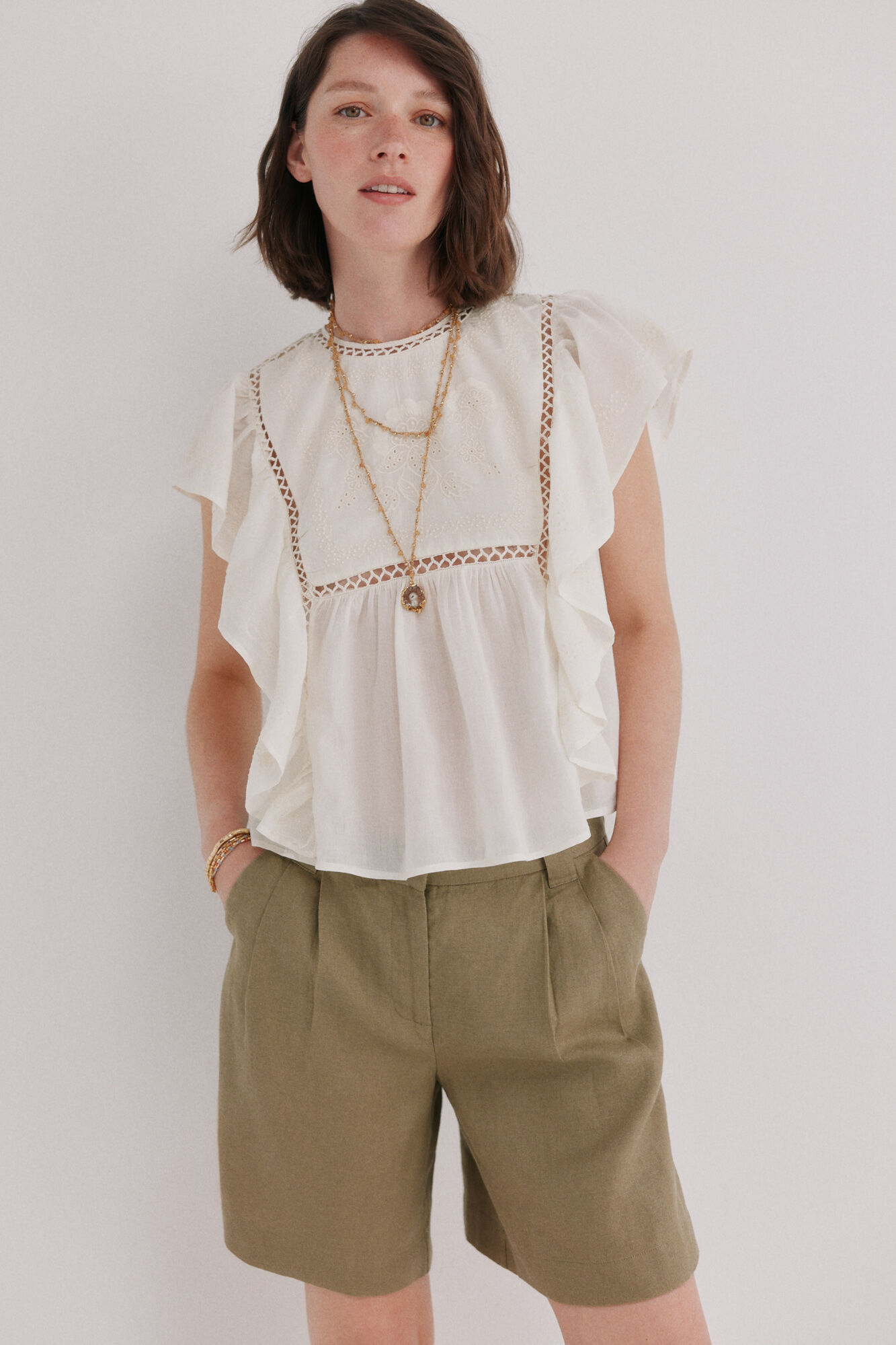 Hoss Intropia Cinthia.Blusa bordada