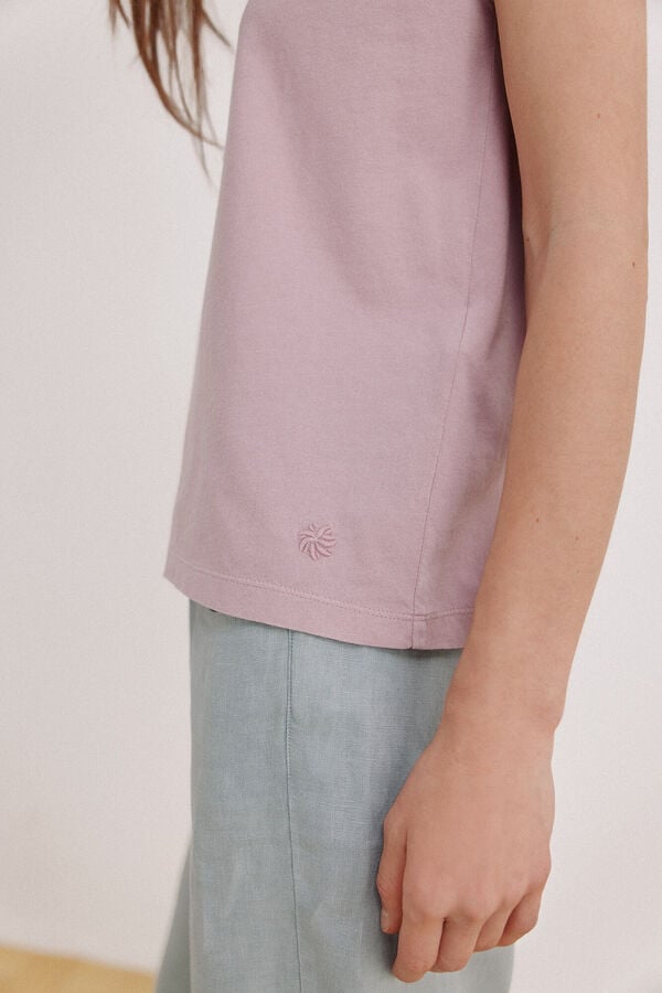 Hoss Intropia Momo. T-shirt lavada Roxo