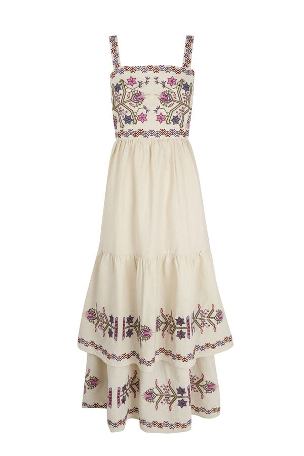 Hoss Intropia Arianna.Vestido midi Castanho