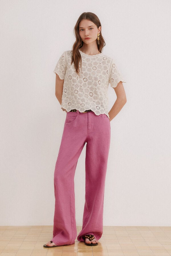 Conjunto de irunetop e cal&ccedil;a